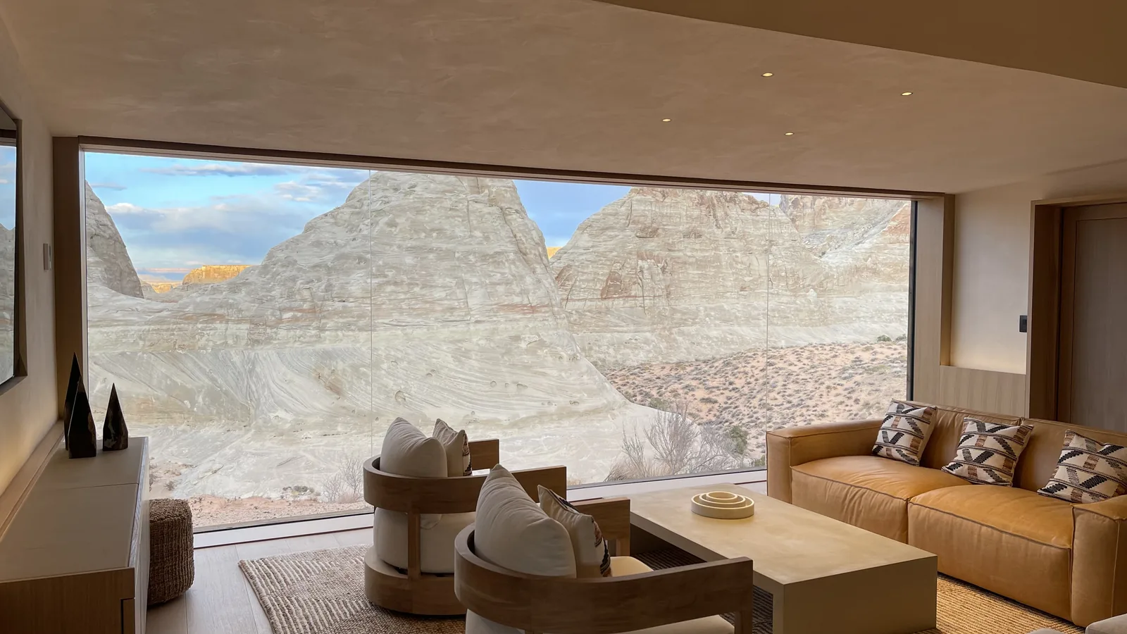 Amangiri Sales Cabin structure
